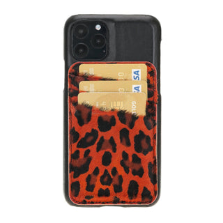 Bouletta Cep Telefonu Kılıfları iPhone 11 Pro / RST1/LEO41 Apple iPhone 11 Serisi Çıkarılabilir Kartlıklı Deri Arka Kapak Premium Koruma