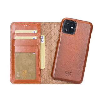 Bouletta Cep Telefonu Kılıfları iPhone 11/XR / Taba Apple iPhone 11 Serisi Cüzdanlı Çıkarılabilir Tam Kaplama Deri Kılıf