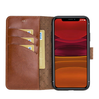 Bouletta Cep Telefonu Kılıfları iPhone 11 Pro / Taba Apple iPhone 11 Serisi Cüzdanlı Deri Kılıf