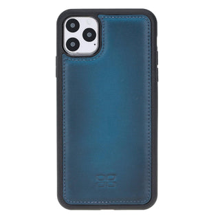 Bouletta Cep Telefonu Kılıfları iPhone 11 Pro Max / Mavi Apple iPhone 11 Serisi Deri Arka Kapak