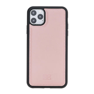 Bouletta Cep Telefonu Kılıfları iPhone 11 Pro Max / Pembe Apple iPhone 11 Serisi Deri Arka Kapak