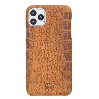 Bouletta Cep Telefonu Kılıfları iPhone 11 Pro Max / Dragon Hardal Apple iPhone 11 Serisi Tam Deri Kaplama Arka Kapak
