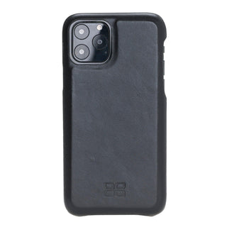 Bouletta Cep Telefonu Kılıfları iPhone 11 Pro / Siyah Apple iPhone 11 Serisi Tam Deri Kaplama Arka Kapak