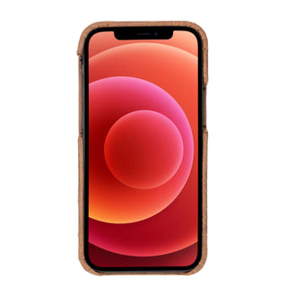 Bouletta Cep Telefonu Kılıfları Apple iPhone 12 Serisi Tam Deri Kaplama Arka Kapak Premium Koruma