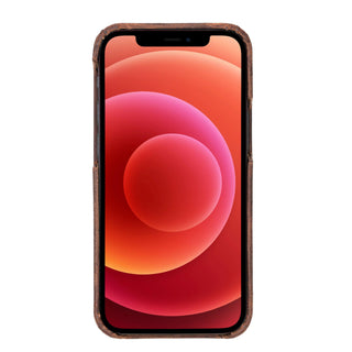 Bouletta Cep Telefonu Kılıfları Apple iPhone 12 Serisi Tam Deri Kaplama Arka Kapak Premium Koruma