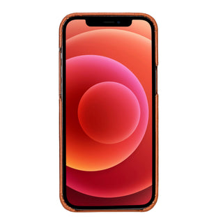 Bouletta Cep Telefonu Kılıfları Apple iPhone 12 Serisi Tam Deri Kaplama Arka Kapak