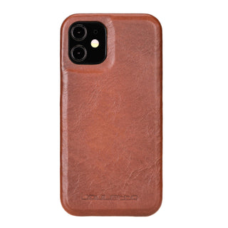 Bouletta Cep Telefonu Kılıfları iPhone 12 / 12 Pro / Taba Apple iPhone 12 Serisi Tam Deri Kaplama Arka Kapak Premium Koruma