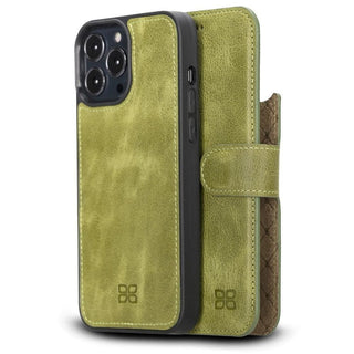 Bouletta Cep Telefonu Kılıfları Apple iPhone 13 Pro Serisi Cüzdanlı Çıkarılabilir Deri Kılıf Premium Koruma