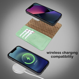 Bouletta Cep Telefonu Kılıfları Apple iPhone 13 Pro Serisi Cüzdanlı Çıkarılabilir Deri Kılıf