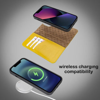 Bouletta Cep Telefonu Kılıfları Apple iPhone 13 Pro Serisi Cüzdanlı Çıkarılabilir Deri Kılıf