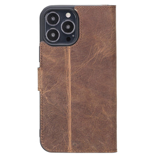 Apple iPhone 13 Series Non-Detachable Leather Wallet Case - WC Bouletta