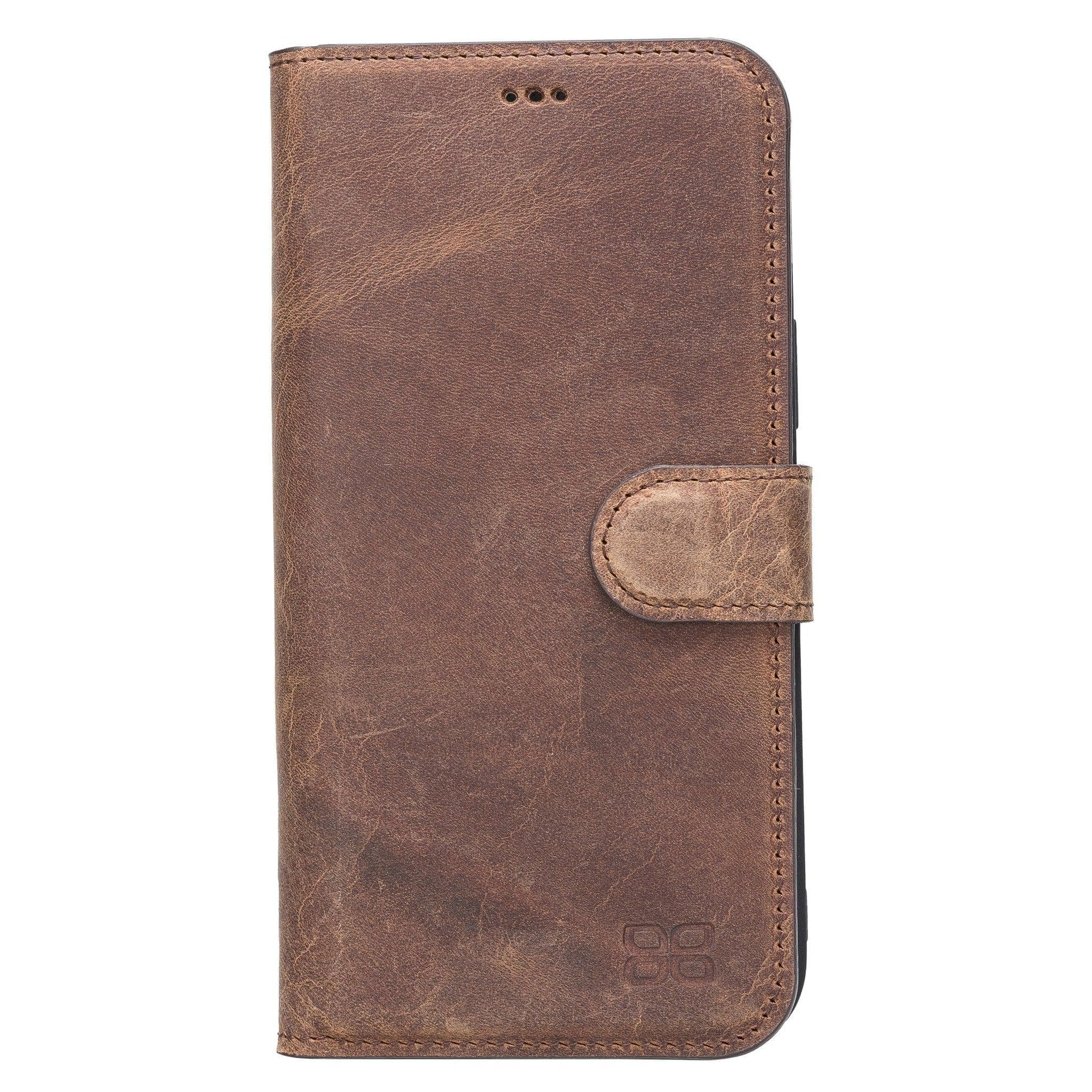 Apple iPhone 13 Series Non-Detachable Leather Wallet Case - WC Bouletta