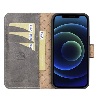Bouletta Cep Telefonu Kılıfları Apple iPhone 13 Serisi Cüzdanlı Çıkarılabilir Deri Kılıf Premium Koruma