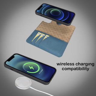 Bouletta Cep Telefonu Kılıfları Apple iPhone 13 Serisi Cüzdanlı Çıkarılabilir Deri Kılıf