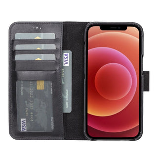 Bouletta Cep Telefonu Kılıfları Apple iPhone 13 Serisi Cüzdanlı Çıkarılabilir Tam Kaplama Deri Kılıf Premium Koruma