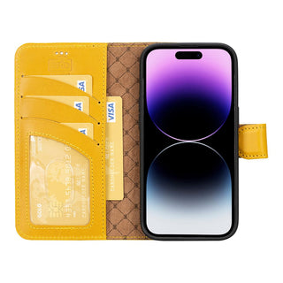 Bouletta Cep Telefonu Kılıfları Apple iPhone 14 Serisi Cüzdanlı Çıkarılabilir Deri Kılıf Premium Koruma