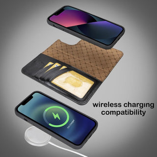 Bouletta Cep Telefonu Kılıfları Apple iPhone 14 Serisi Cüzdanlı Çıkarılabilir Deri Kılıf Premium Koruma