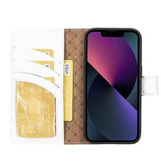 Bouletta Cep Telefonu Kılıfları Apple iPhone 14 Serisi Cüzdanlı Çıkarılabilir Deri Kılıf - Özel Renkler Premium Koruma