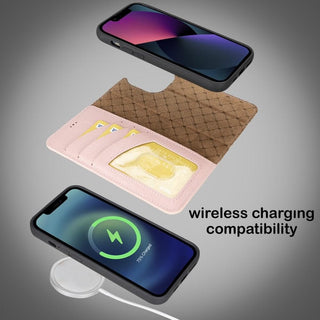 Bouletta Cep Telefonu Kılıfları Apple iPhone 14 Serisi Cüzdanlı Çıkarılabilir Deri Kılıf - Özel Renkler