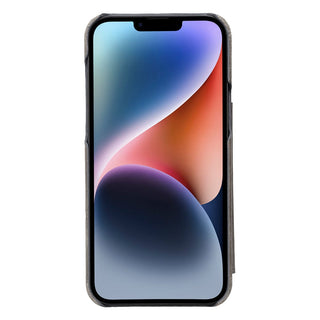 Bouletta Cep Telefonu Kılıfları Apple iPhone 14 Serisi Kartlıklı Açılır Kapaklı Deri Arka Kılıf Premium Koruma