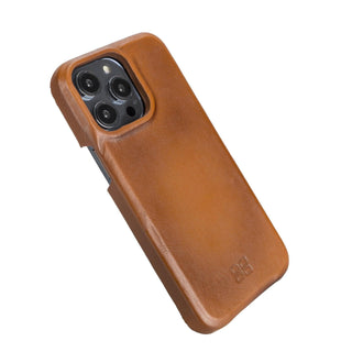 Bouletta Cep Telefonu Kılıfları iPhone 14 Pro Max / Gölgeli Taba Apple iPhone 14 Serisi Tam Deri Kaplama Arka Kapak Premium Koruma
