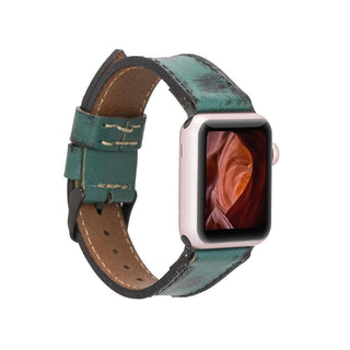 Bouletta Kol Saati Kayışları Turkuaz Apple Watch Deri Kayış – Churchill
