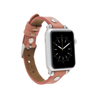 Bouletta Kol Saati Kayışları Somon Apple Watch Deri Kayış – Clitheroe Ferro