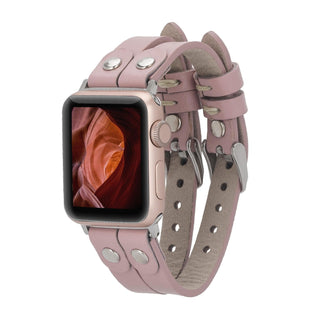 Bouletta Kol Saati Kayışları Apple Watch Deri Kayış – Durham Ely Gold Boncuklu