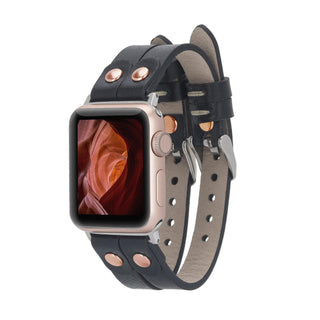 Bouletta Kol Saati Kayışları Apple Watch Deri Kayış – Durham Ely Gold Boncuklu