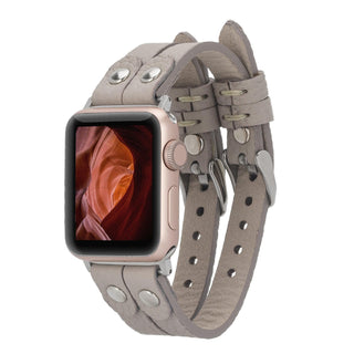 Bouletta Kol Saati Kayışları Apple Watch Deri Kayış – Durham Ely Gold Boncuklu