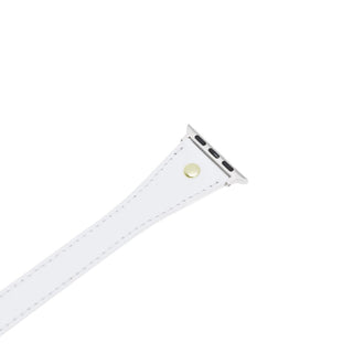 Bouletta Kol Saati Kayışları Apple Watch Deri Kayış – Leeds Tam Tur İnce Altın rengi Boncuklu