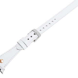 Bouletta Kol Saati Kayışları Apple Watch Deri Kayış – Leeds Tam Tur İnce Gül rengi Boncuklu