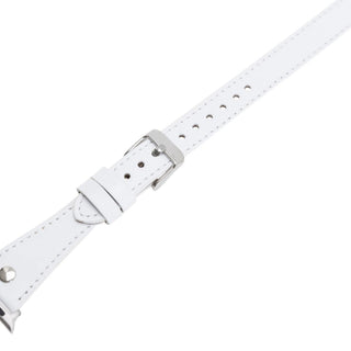 Bouletta Kol Saati Kayışları Apple Watch Deri Kayış – Leeds Tam Tur İnce Gümüş rengi Boncuklu
