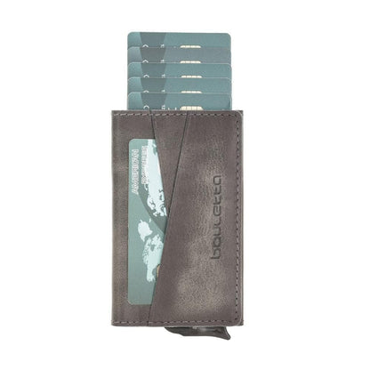 Austin Leather Mechanical Card Holder Bouletta