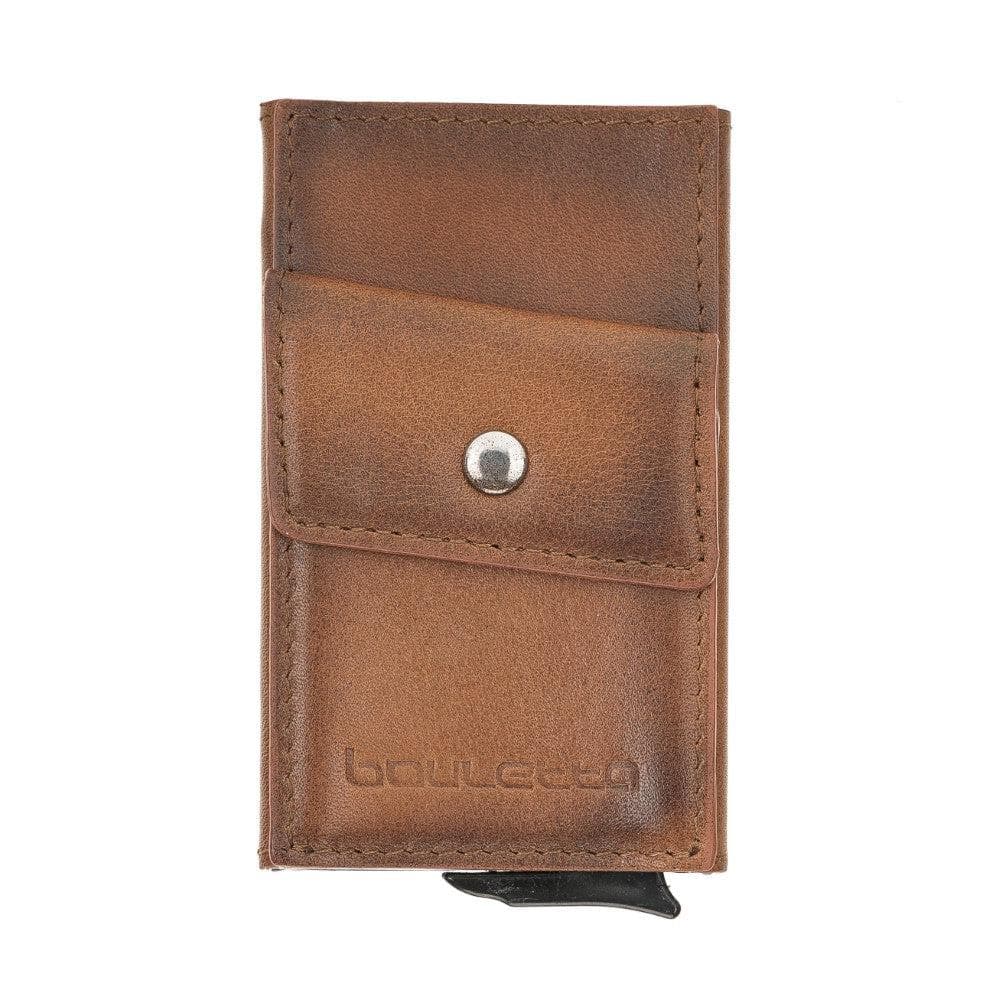 Austin Leather Mechanical Coin Card Holder RST2EF Bouletta