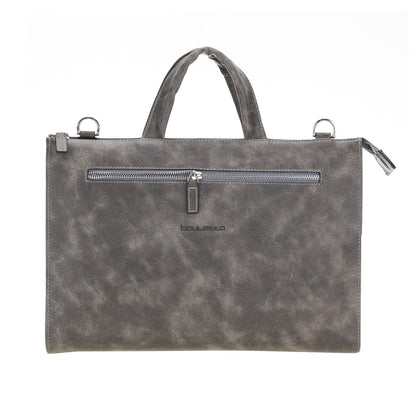 Canzo Leather Notebook Bags | Briefcases Tiguan Grey Bouletta Shop