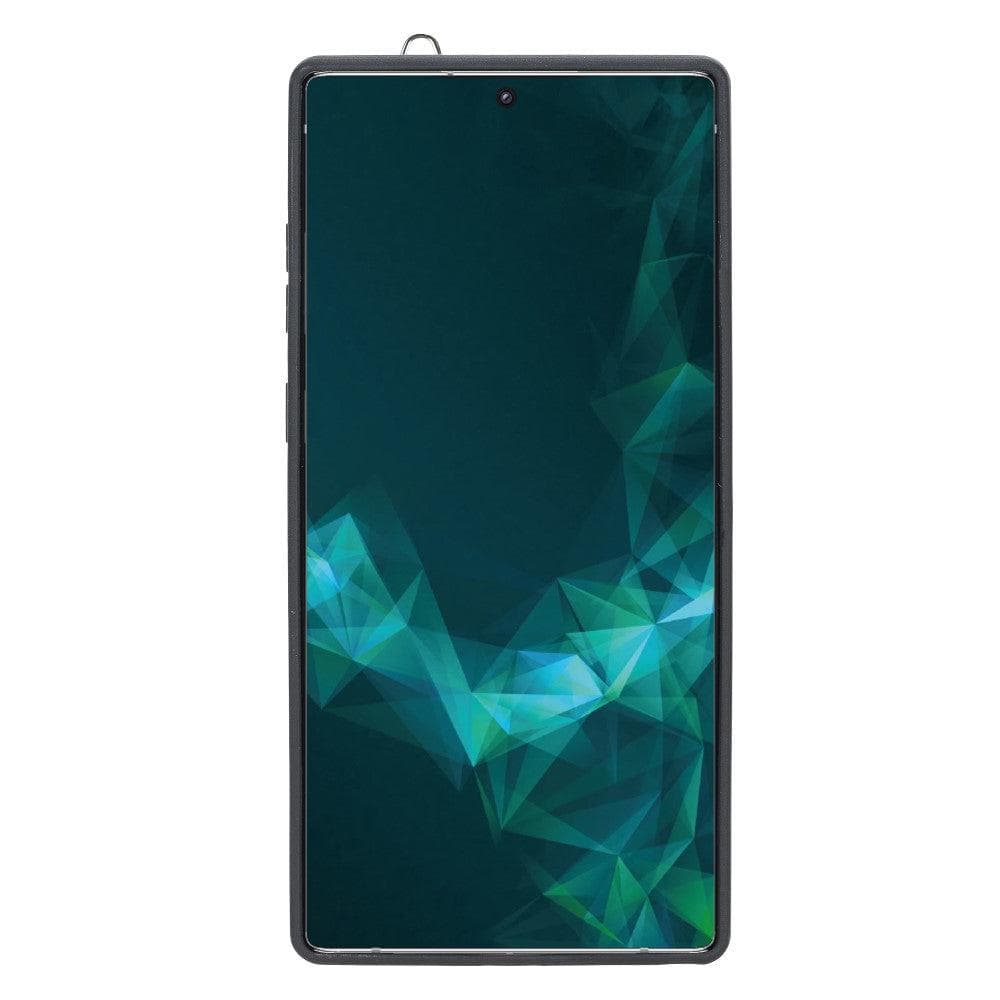 Bouletta Samsung Note 10 Serisi El Askılı Deri Arka Kapak / Note 10 Plus / Ostrich Pembe