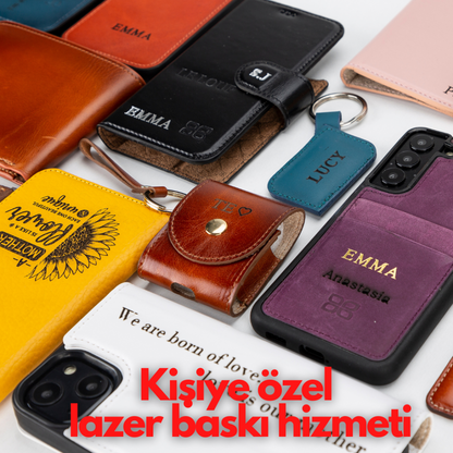 Bouletta Samsung Galaxy S21 FE Serisi Cüzdanlı Çıkarılabilir Deri Kılıf / S21 FE / Kahverengi