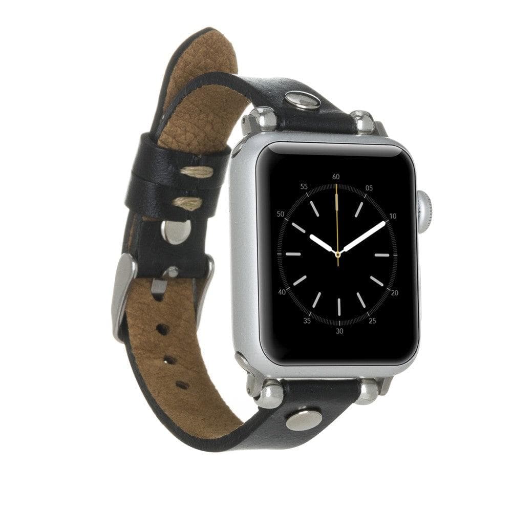 Bouletta Apple Deri Saat Kordonu Clitheroe Ferro Rustic Black 1