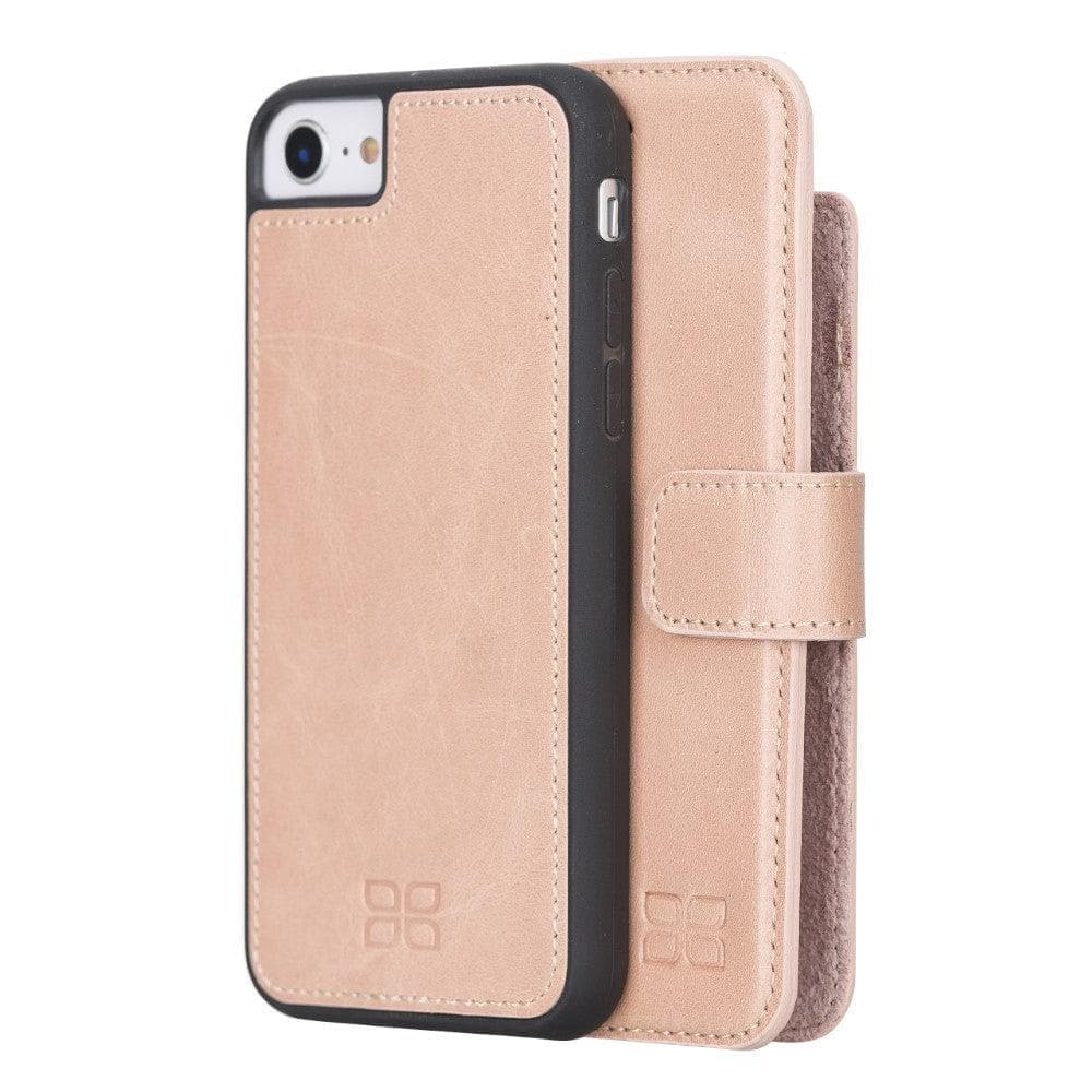 Detachable Leather Wallet Case for Apple iPhone 8 Series iPhone 8 / Pink Bouletta LTD