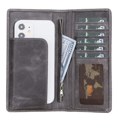 Evra Universal Leather Wallet Tiguan Grey Bouletta Shop