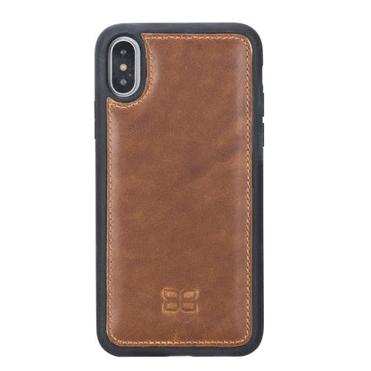 Flexible Leather Back Cover for Apple iPhone X Series Vegetal Tan / iPhone X / XS Bouletta LTD