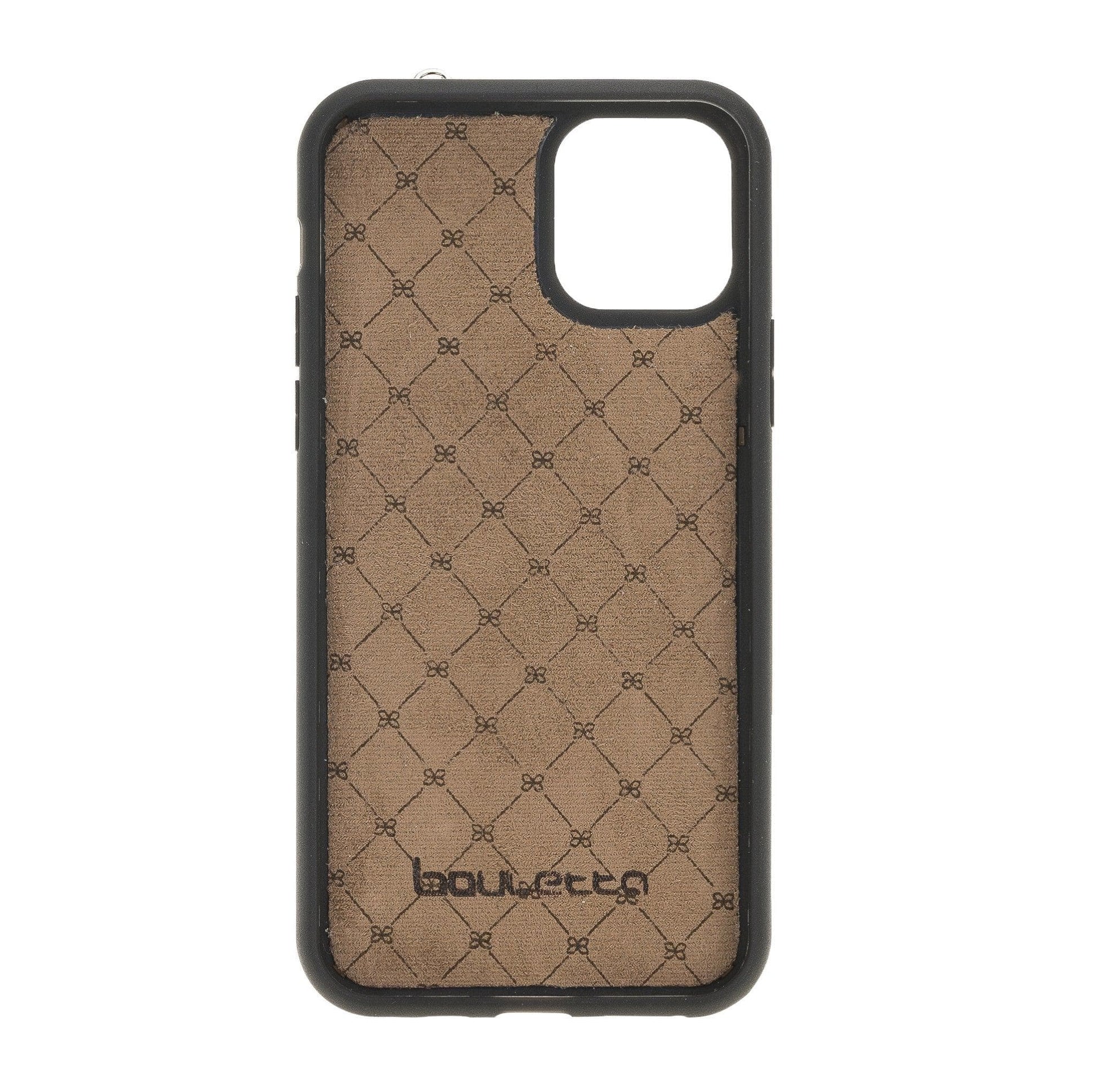 Flexible Leather Back Cover with Hand Strap for iPhone 11 Series Bouletta LTD