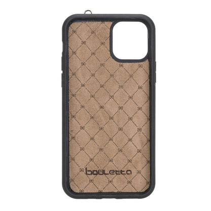 Flexible Leather Back Cover with Hand Strap for iPhone 11 Series Bouletta LTD