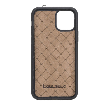 Flexible Leather Back Cover with Hand Strap for iPhone X Series Bouletta LTD