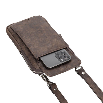 Nino Leather Crossbody Bag - Universal Wallet Case for Phones Bouletta LTD