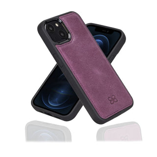Bouletta Deri iPhone 13 Kılıfı iPhone 13 Serisi Hakiki Deri Arka Kapak Premium Koruma