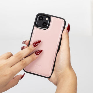 Bouletta Deri iPhone 13 Kılıfı iPhone 13 Serisi Hakiki Deri Arka Kapak Premium Koruma
