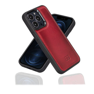 Bouletta Deri iPhone 13 Kılıfı iPhone 13 Serisi Hakiki Deri Arka Kapak Premium Koruma