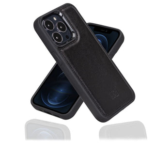 Bouletta Deri iPhone 13 Kılıfı iPhone 13 Serisi Hakiki Deri Arka Kapak Premium Koruma